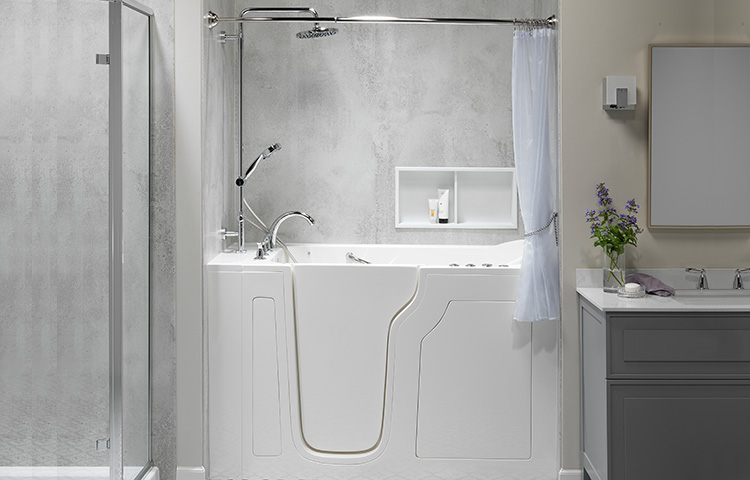 Walk In Tubs Bathtubs For, How To Make A Stand Up Shower Into Bathtub